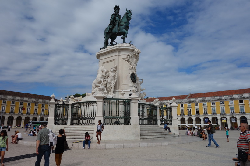 Praça do Comercio i hjärtat av Lissabon.