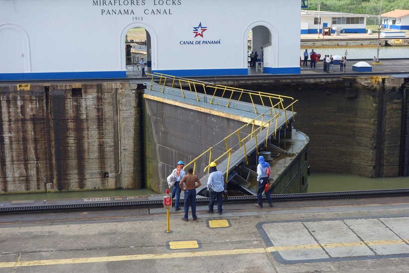 Miraflores Locks, Panamakanalen, Panama city.