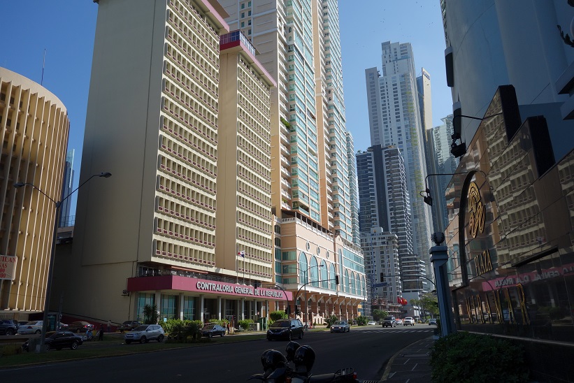 Avenida Balboa, Panama city.