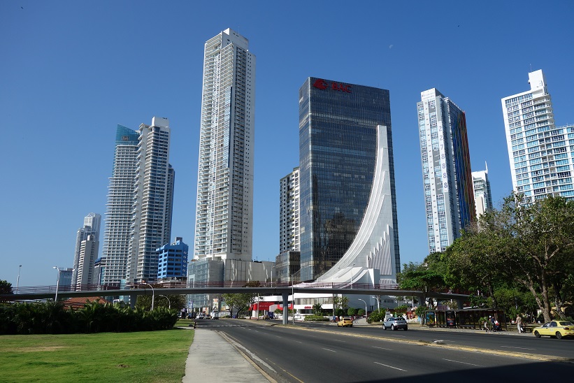 Avenida Balboa, Panama city.