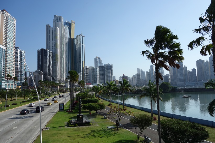Cinta Costera, Panama city.