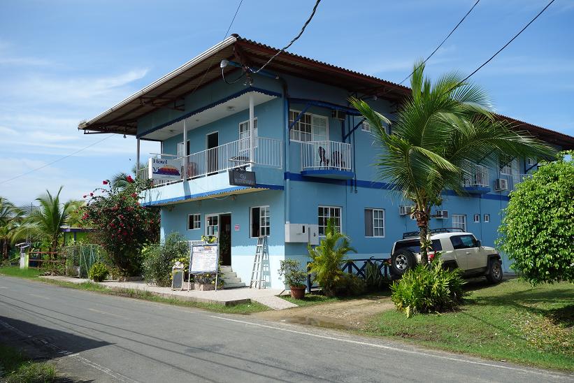 Vista Mar Hotel, mitt första boende i Bocas Town, Bocas del Toro.