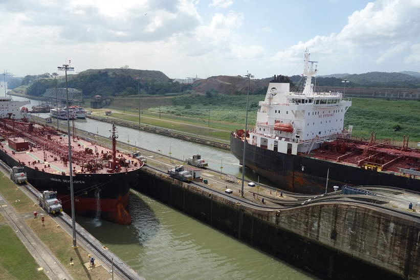 Miraflores Locks, Panamakanalen, Panama city.