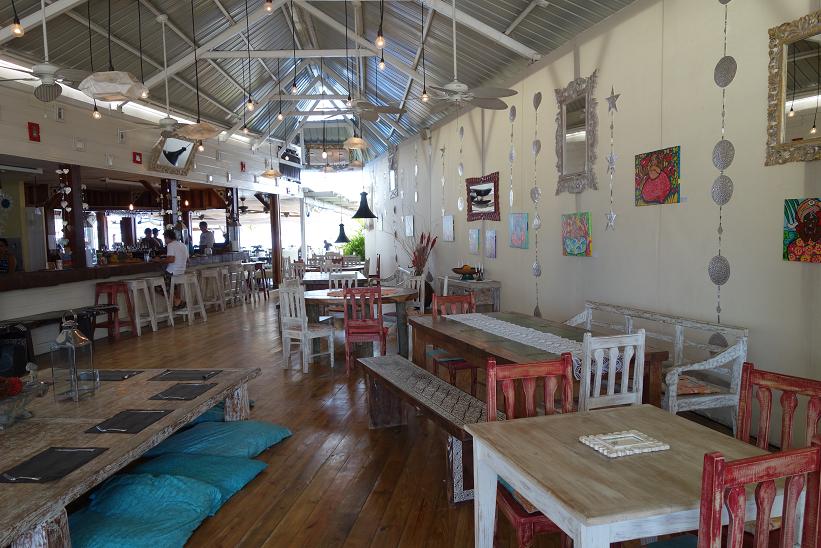 Restaurang med stil, Bocas Town, Bocas del Toro.