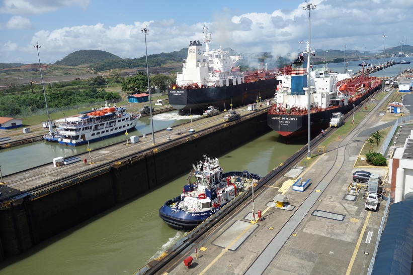 Miraflores Locks, Panamakanalen, Panama city.