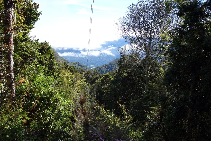 Vandringen ner från Volcán Barú.