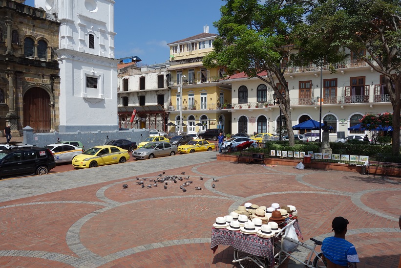 Plaza de la Independencia, Casco Viejo, Panama city.