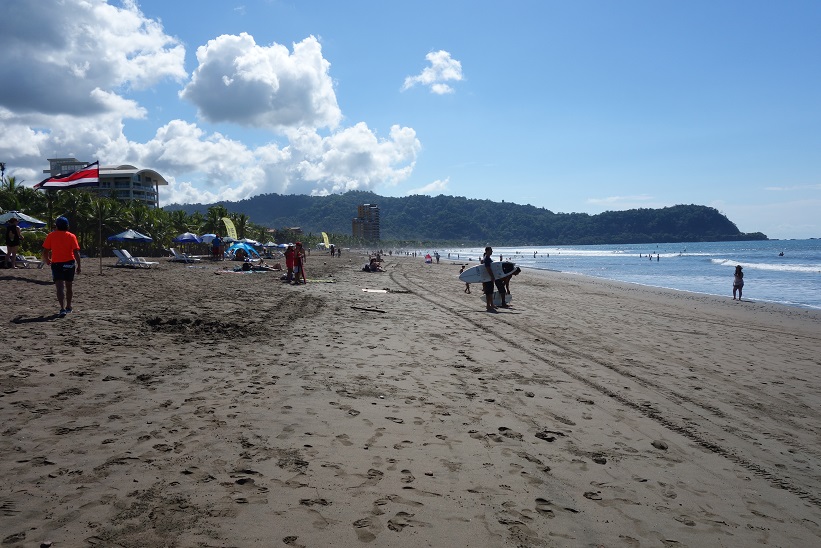 Stranden i Jacó.