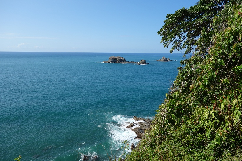 Vy från Punta Catedral, Parque Nacional Manuel Antonio, Costa Rica.