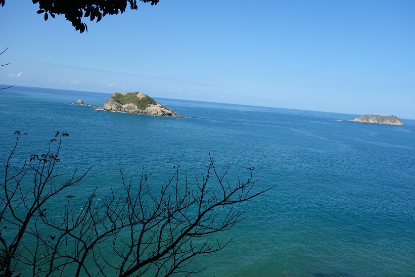 Vy från Punta Catedral, Parque Nacional Manuel Antonio, Costa Rica.