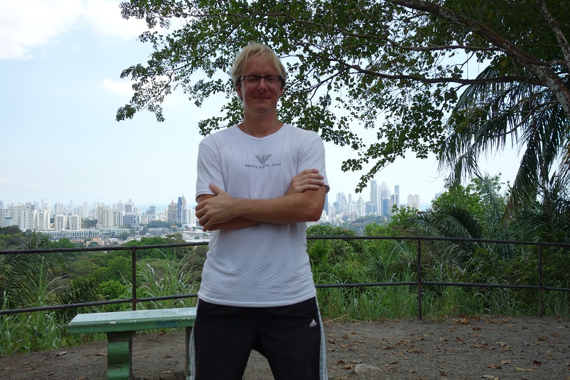 Stefan i Parque Natural Metropolitano, Panama city.