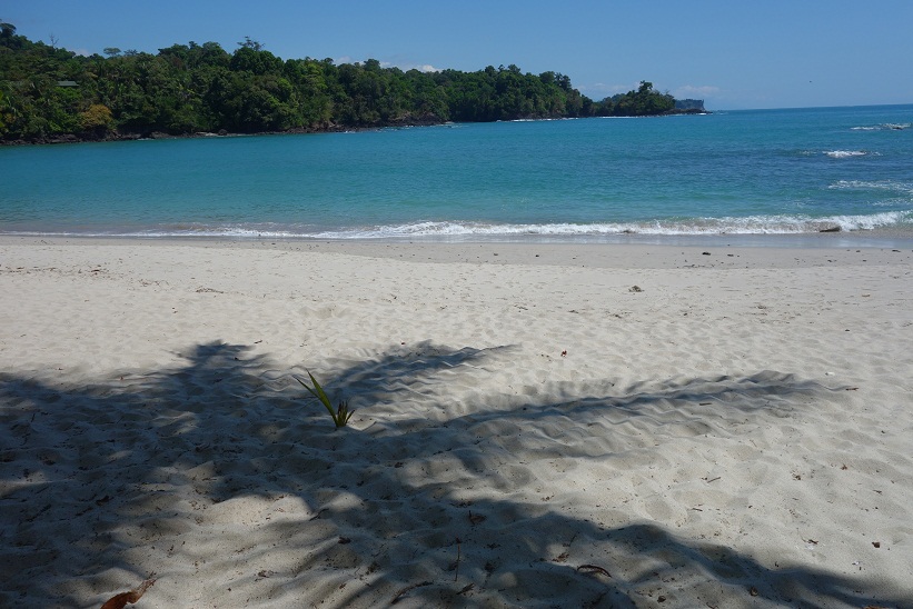 Vackra Manuel Antonio Beach, Costa Rica.