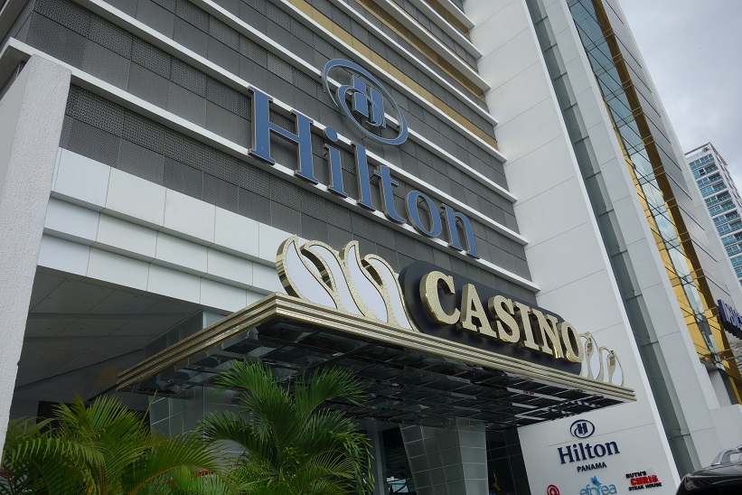 Hilton Panama längs Av Balboa, Panama city.