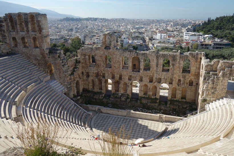Herodes Atticus teater, Akropolis, Aten.
