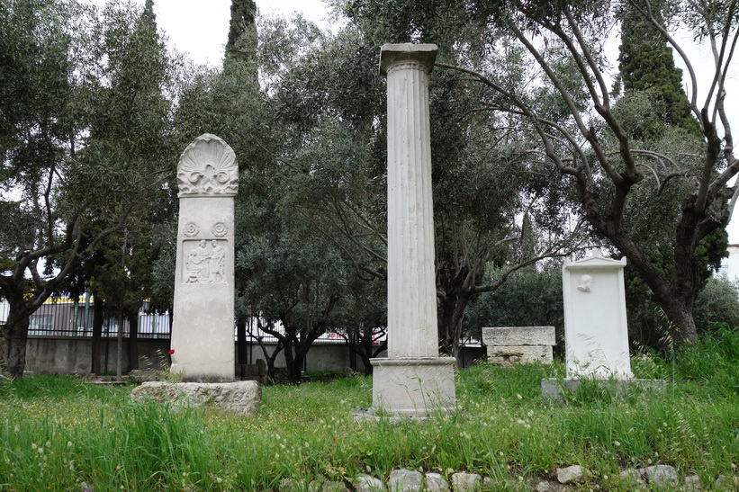 Gravstenar i Kerameikos, Aten.