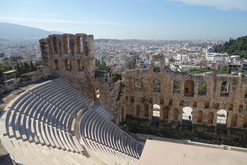 Herodes Atticus teater, Akropolis, Aten.