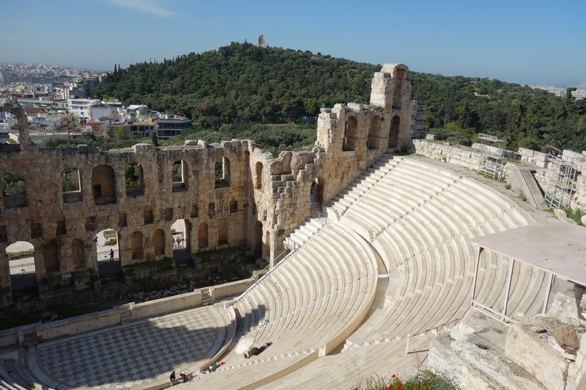 Herodes Atticus teater, Akropolis, Aten.