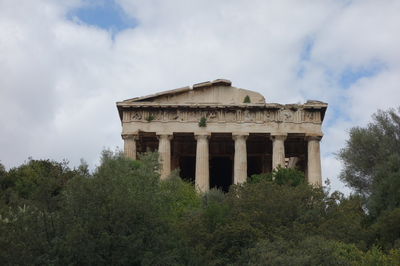 Hefaistotemplet, det bäst bevarade klassiska templet i Grekland, antika Agoran, Aten.