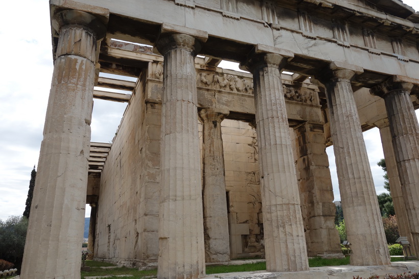 Hefaistotemplet, det bäst bevarade klassiska templet i Grekland, antika Agoran, Aten.