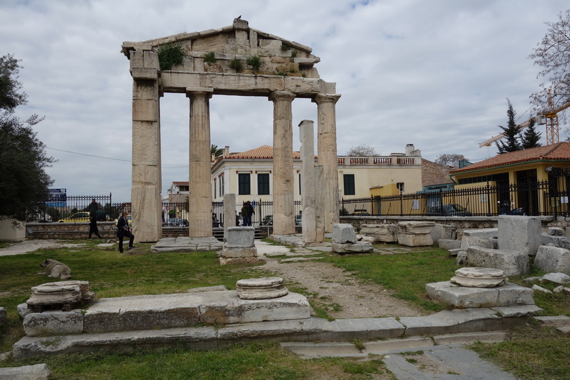 Athena Archegetis port, romerska Agoran, Aten.