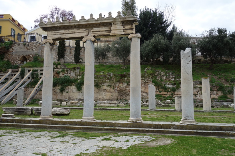 Östra porten, romerska Agoran, Aten.