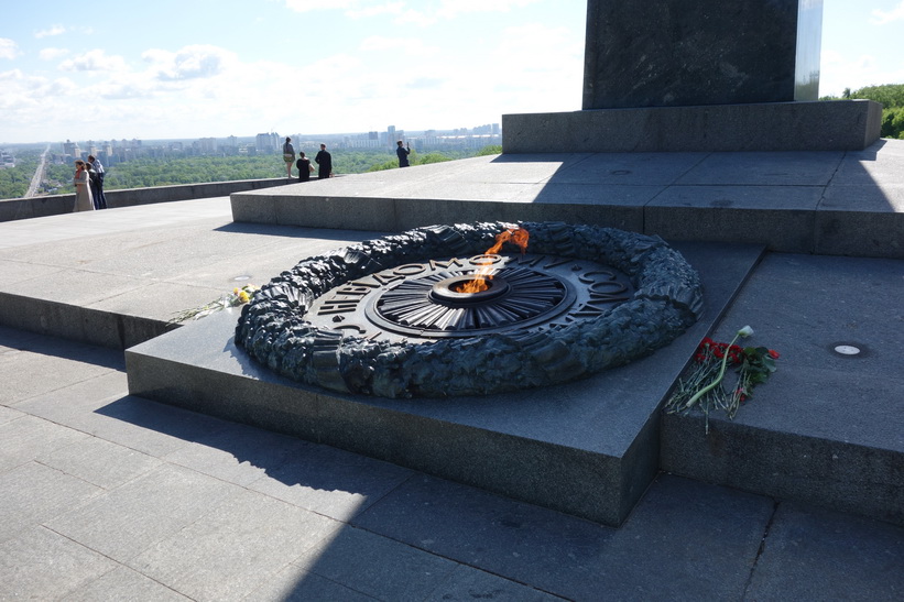 Den okände soldatens monument i Kyiv.