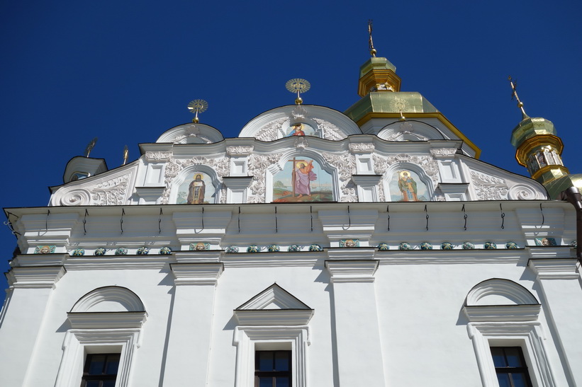 Rekonstruerade Marie avsomnandes katedral, Kievo-Petjerskaja lavra, Kyiv.