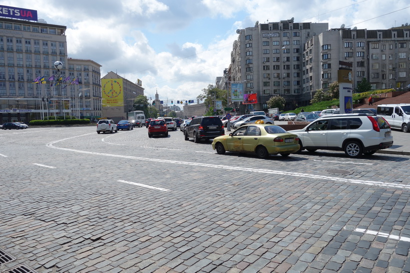 Europeiska torget, Kyiv.