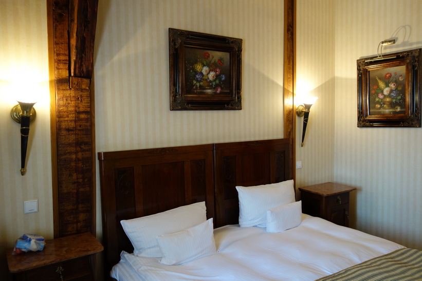 Mitt hotellrum på Am Ring, Sibiu.