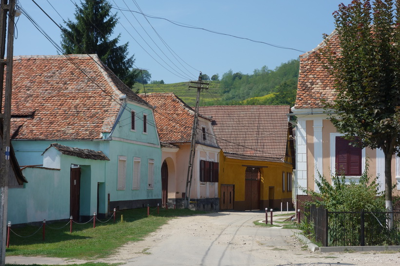 Biertan, saxon-byn i Transsylvanien.