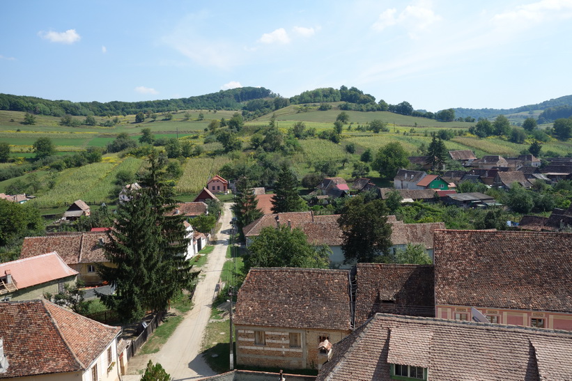 Biertan, saxon-byn i Transsylvanien.