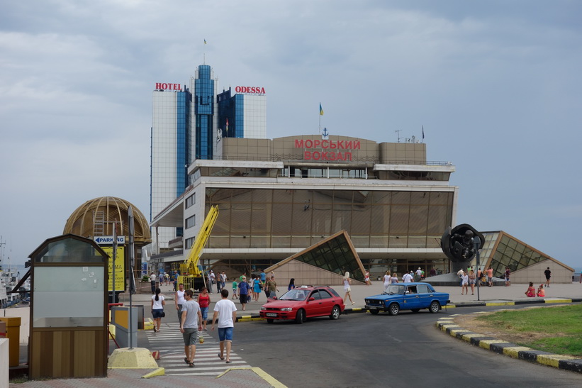 Hotell Odessa i Odessas hamn.