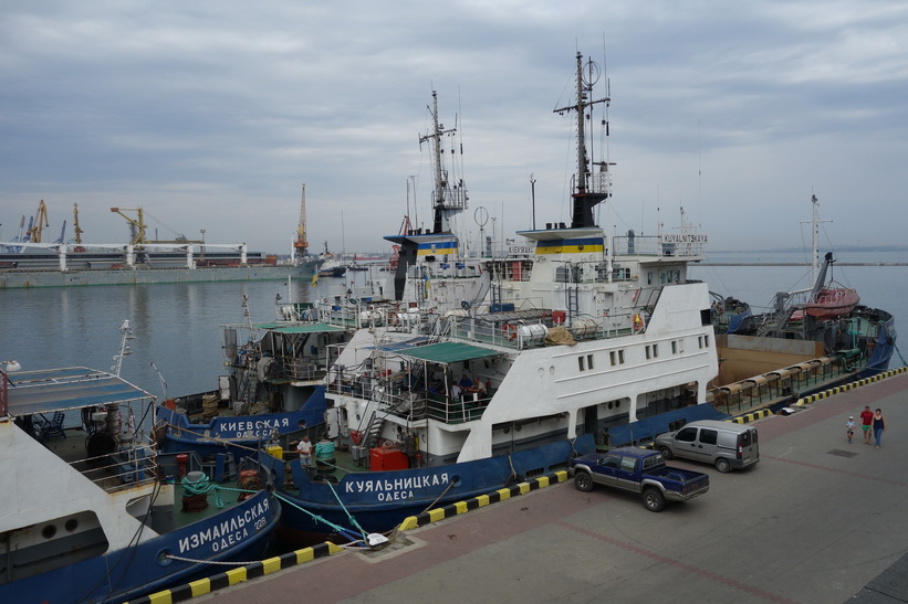 Hamnen i Odessa.