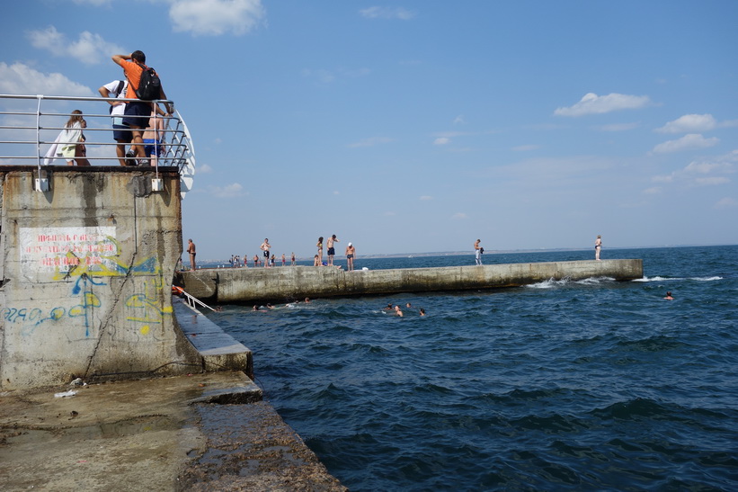 Stranden i Odessa.