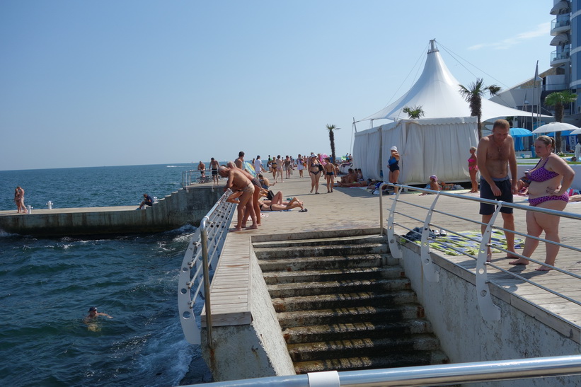 Stranden i Odessa.