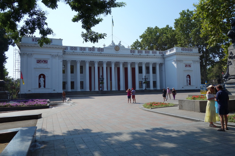 Det vackra stadshuset i Odessa byggt år 1834.