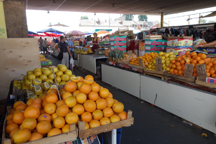 Privoz-marknaden i centrala Odessa.