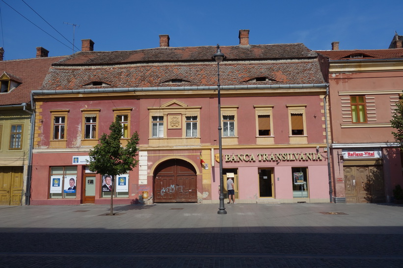 Gågatan Strada Nicolae Balcescu, Sibiu.