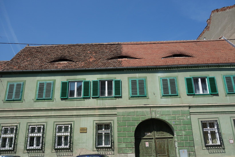 På rundvandring i centrala Sibiu.