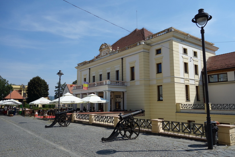 På rundvandring i centrala Sibiu.