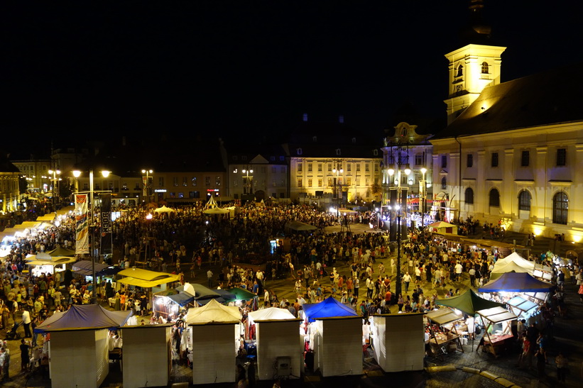 Piața Mare, Medieval Featival 2015, Sibiu.