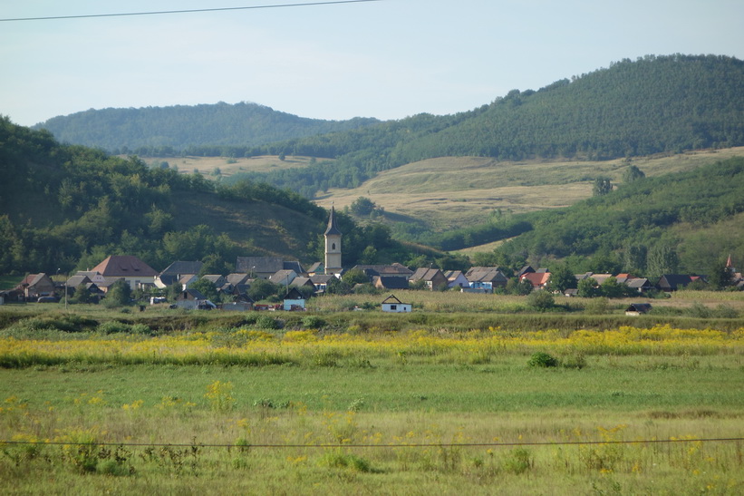 Tågresan mellan Sighișoara och Sibiu.3