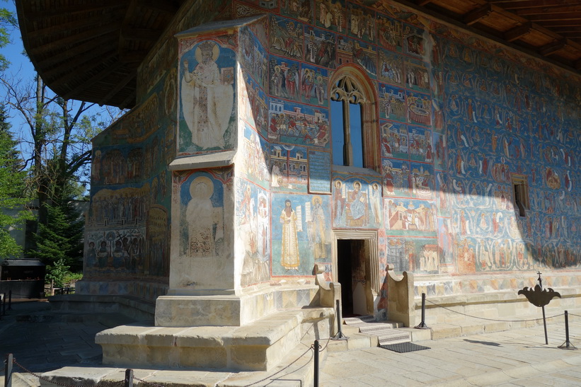 Voronet monastery.