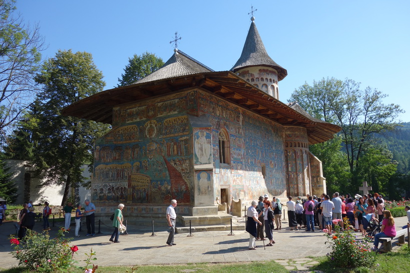 Voronet monastery.