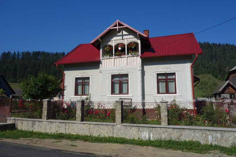 Promenaden från Gura Humorului till Voronet monastery.