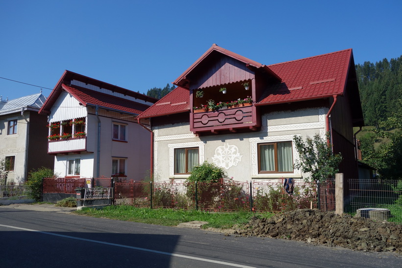 Promenaden från Gura Humorului till Voronet monastery.