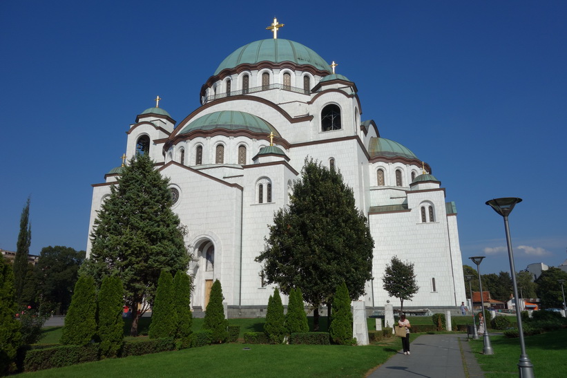 Sankt Savas tempel, världens största ortodoxa kyrka, Belgrad.