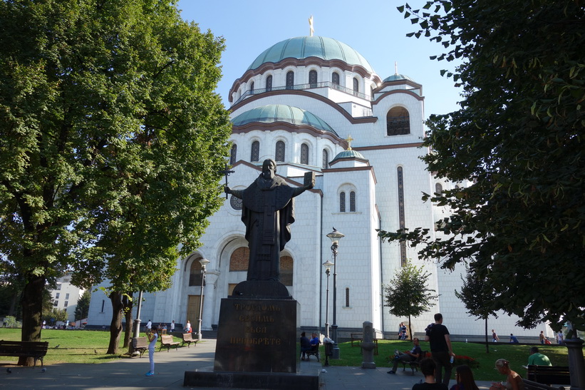 Sankt Savas tempel, världens största ortodoxa kyrka, Belgrad.