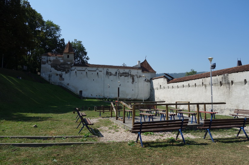 Del av ringmuren runt Brașov.