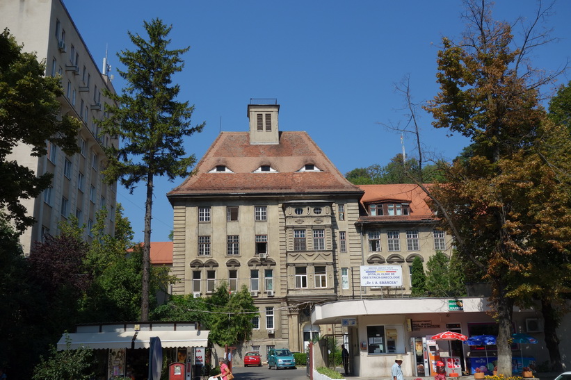 Arkitektur i centrala Brașov.